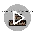 Ghost Bat Halloween Kitchen Mats Set of 2 - Black, 17x29 & 17x59 Inches