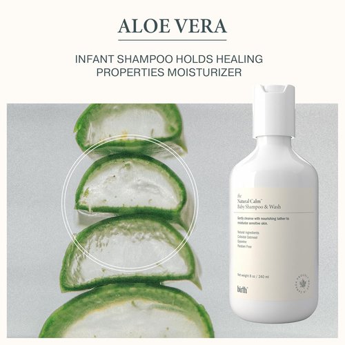 Birth's Baby Shampoo & Wash - Gentle Eczema Body Wash for Sensitive Skin | 16oz Clean Baby Soap