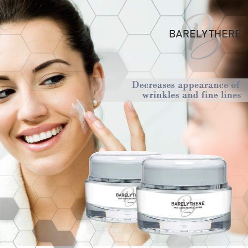 Barely There- Boosts Collagen & Elastin Production, Eliminates Wrinkles & Fine Lines, Diminishes Crow's Feet & Dark Spot, Improves Skin Hydration & Suppleness-Most Effective