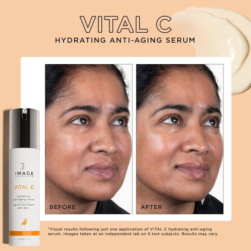 IMAGE Skincare VITAL C Hydrating Face Serum - Brightening Vitamin C & Hyaluronic Acid for Youthful Skin