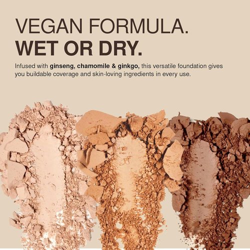 Palladio Dual Wet & Dry Foundation - Squalane Infused for Maximum Coverage | Laurel Nude, All-Day Wear