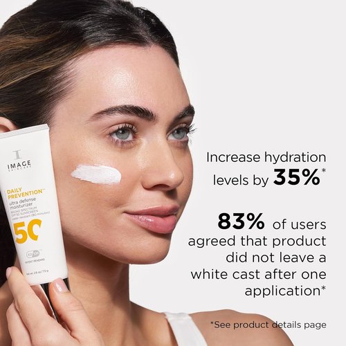 IMAGE Skincare Daily Prevention Ultra Defense Moisturizer - SPF 50 Broad Spectrum Sunscreen | Fragrance-Free