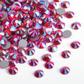Beadsland 2880pcs Flat Back Crystal Rhinestones Round Gems for Nail Art and Craft Glue Fix, Light Siam AB, SS20,4.6-4.8mm