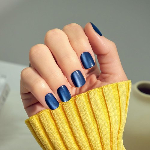 KISS imPRESS Press-On Nails - Velvet Romance Purple | Short Squoval Shape, 30 Nails & Accessories Included