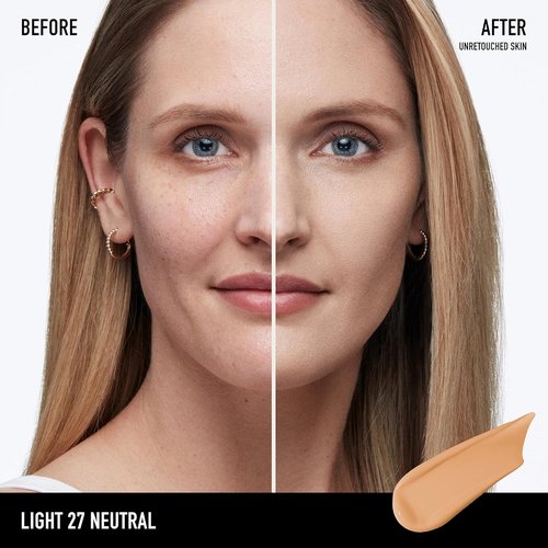 bareMinerals Barepro Liquid Foundation - Full Coverage SPF 20, Breathable Makeup, Natural Matte Finish, 24HR Wear