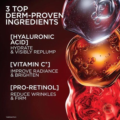 L'Oreal Paris Revitalift Anti-Aging Face Moisturizer - Pro Retinol & Hyaluronic Acid, 1.7 Oz