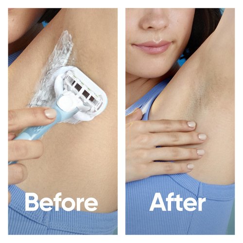 Gillette Venus Extra Smooth Razor for Women, Includes 1 Reusable Razor Handle + 2 Refills, Ergonomic No-Slip Gel Handle and Shower Holder, Holiday Gifts for Women