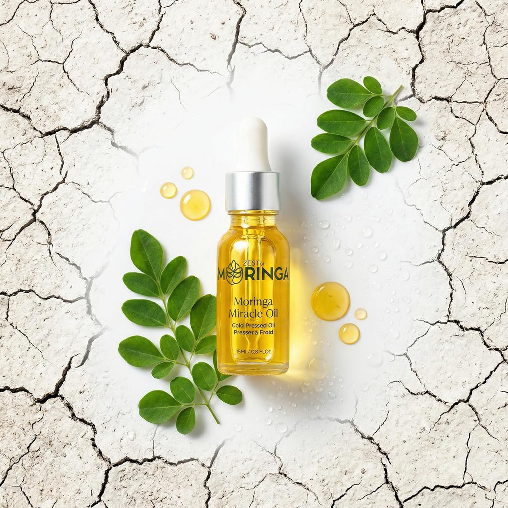 Zest Of Moringa Face Oil - 100% Pure & Organic Moringa Oil for Skin and Hair Care | 15 ML