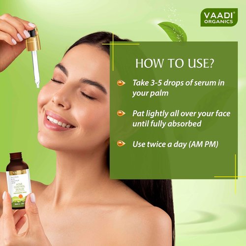 Skiennix Anti-Acne Face Serum - Glycolic & 2% Salicylic Acid, 30ml for Clear Skin