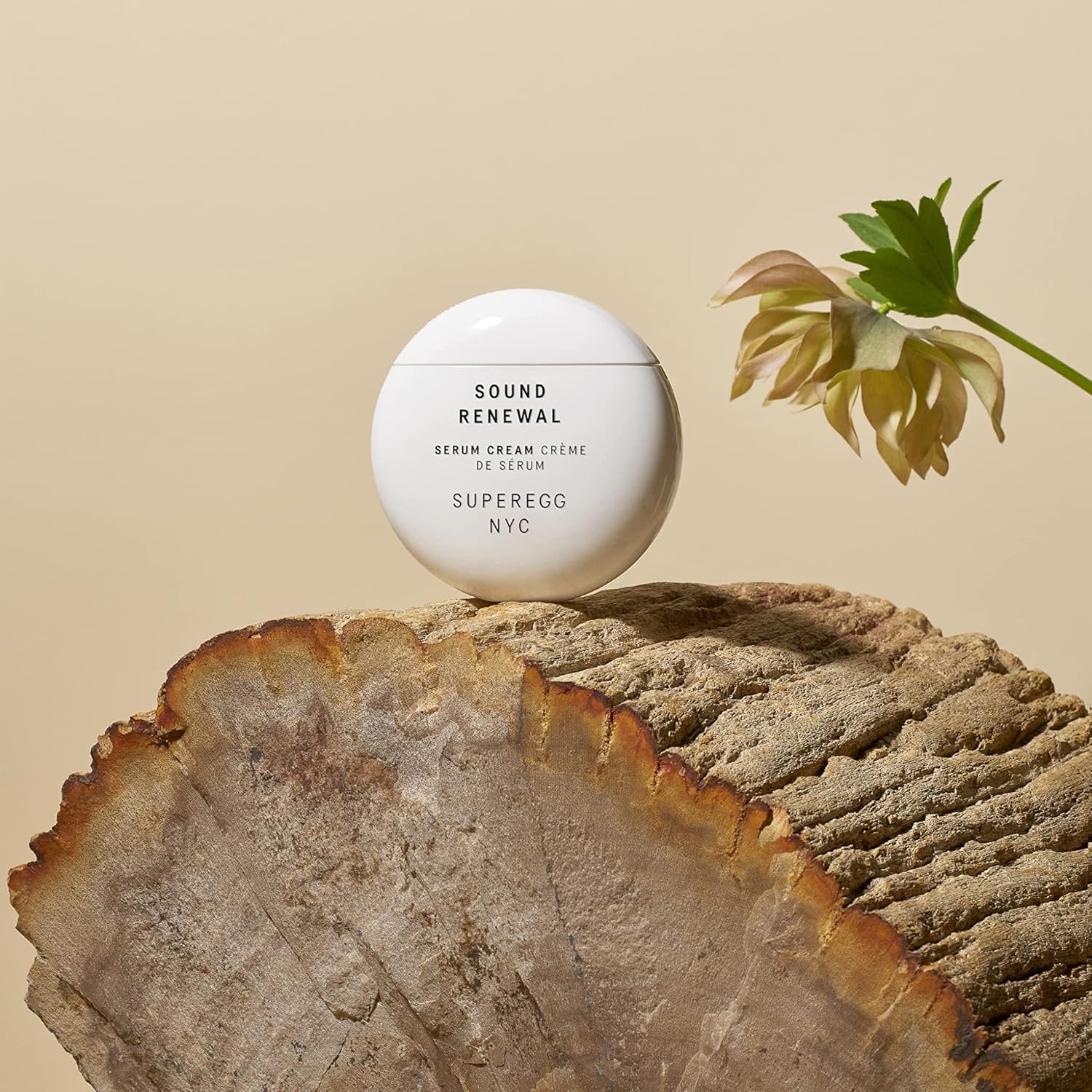 SUPEREGG Sound Renewal Serum Cream - Nourishing Formula with Panthenol & EGCG for Luminous Skin | 60 ML / 2 FL OZ