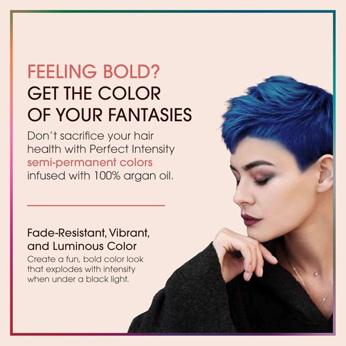 One 'n Only Perfect Intensity Hair Color - Vibrant Argan Oil Dye - No Developer Needed - Midnight Blue (3 oz)