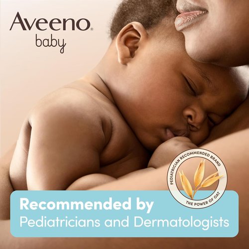 Aveeno Baby Daily Moisturizing 2-in-1 Wash & Shampoo - Gentle Cleansing with Shea Butter & Oat Extract | 12 fl. oz
