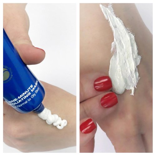 Repechage One-Minute Exfoliating Face Mask - Gentle Facial Exfoliant for Oily Skin with Lactic Acid & Rice Bran Wax - 2.5 oz