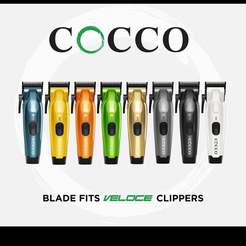 COCCO Digital Gap Ambassador Graphene Taper Clipper Replacement Blade, Screw-Mounted, for COCCO Veloce & Hyper Veloce Clippers and Standard Clipper Blade Fit (45.5 mm Width, 18.0 mm Screw Distance)