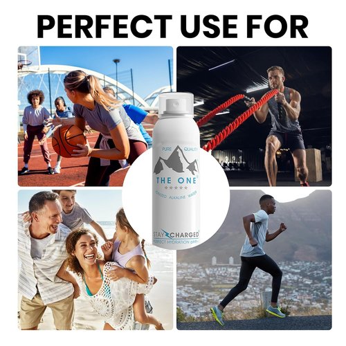THE ONE Ionized Alkaline Water - Pure Hydration Mist | Refreshing Alkaline pH for Face & Body