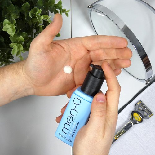 men-ü High-Performance Shaving Cream - Ultra-Concentrated Formula with Tea Tree Oil | 3.3 Fl Oz, Up to 165 Shaves