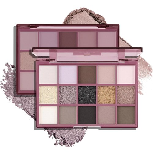Boobeen 15-Color Eyeshadow Palette - Highly Pigmented Matte & Shimmer for Stunning Holiday Looks | Green