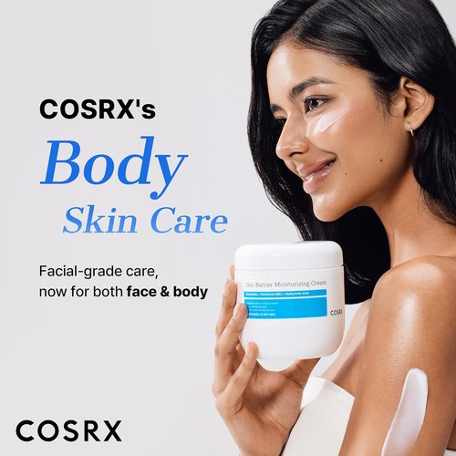 COSRX Moisturizing Body Cream - 100-Hour Hydration for Dry Skin with Ceramide & Hyaluronic Acid | Unscented, Non-Greasy | 15.2 fl oz