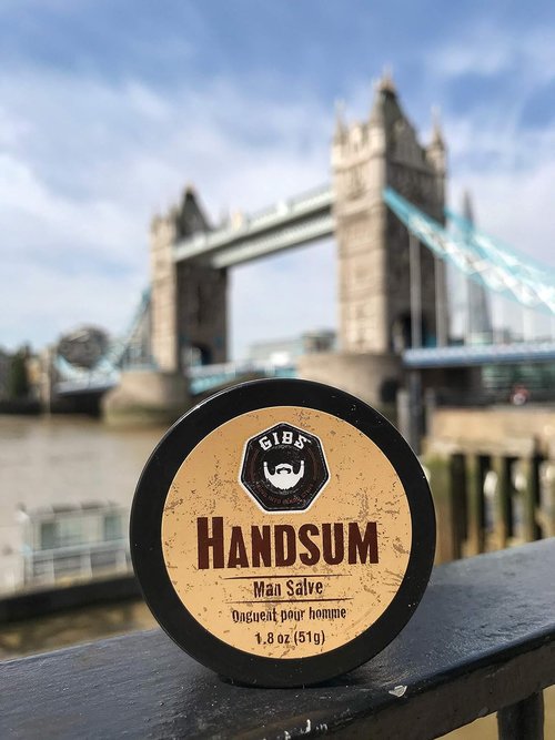 GIBS Grooming Handsum Man Salve - Nourishing Skin Balm for Men | 1.8 oz Size