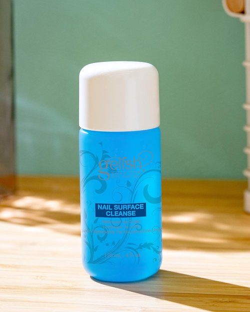 Gelish Nail Surface Cleanse - Gel Top Coat Cleaner for High-Shine Finish & Smooth Results (4 Fl Oz)