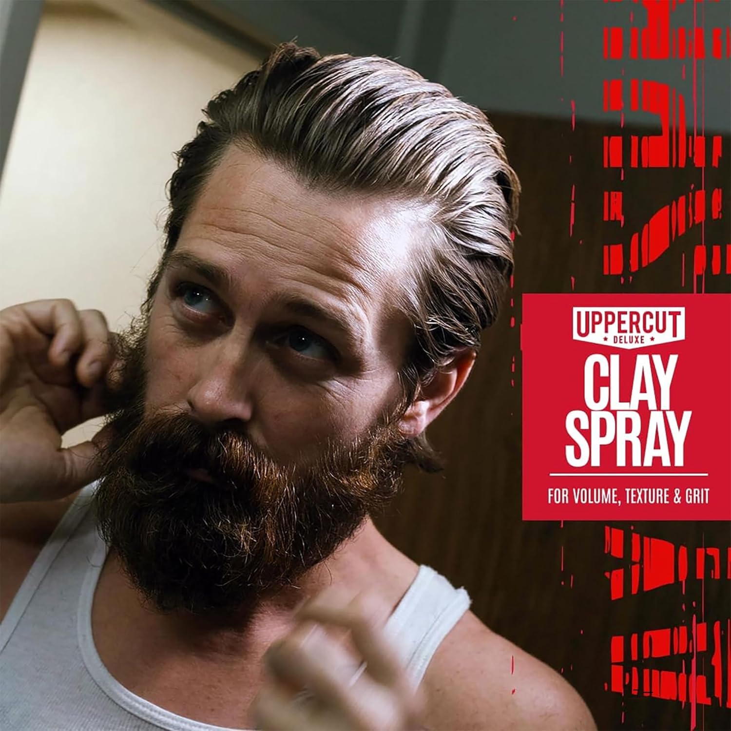 Uppercut Deluxe Clay Spray for Men - Texturizing Volume Spray with Natural Matte Finish | 5.0 oz for Medium to Long Hair