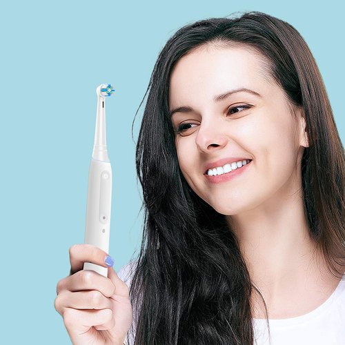 10 Pack Replacement Heads Compatible with Oral B IO 2/3/4/5/6/7/8/9/10/Deep Clean Series Electric Toothbrush, Brush Heads Refill Compatible with Oral B IO for Teeth and Gums Care (Black/White)