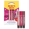 Burt's Bees Shimmer Lip Tint Set - Moisturizing Tinted Lip Balm for All-Day Hydration | Warm Collection (3-Pack)