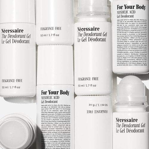 Nécessaire The Deodorant Gel - Clinical Treatment with 5% AHA, Vitamin B5 & B3 | 1.7oz, No Bumps, No Discoloration