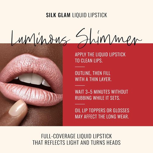 Runway Rogue Silk Glam Liquid Lipstick - Long-Wear Frosted Pale Pink Shade | ‘Trophy Wife’