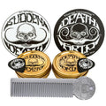 Moustache Care Gift Set by Vintage Grooming Co. | Death Grip & Sudden Death Mustache Wax & Comb Kit