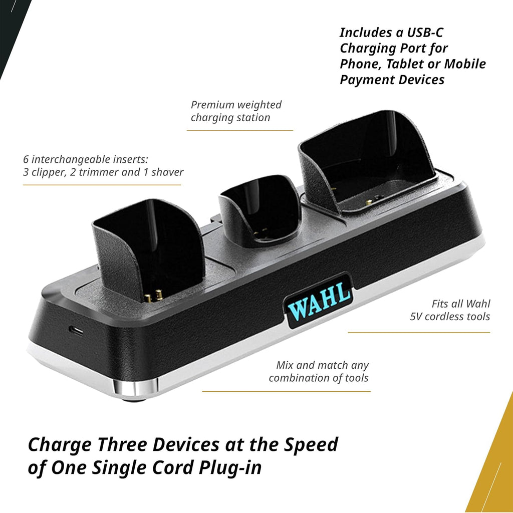 Wahl Professional Power Station - High-Performance Charging Station for Barbers & Stylists