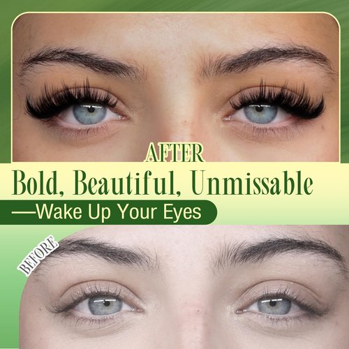 Manga Lash Clusters Spikes Lash Extension Wispy Cluster Eyelash Extensions D-curly Volume DIY Lash Extension Anime Eyelash Clusters 10-18MM Spiky Individual Lashes by Newcally