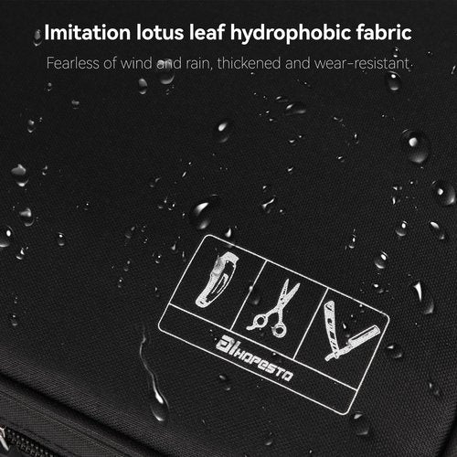AIHOPESTO Barber Case Barber Tool Bags Barber clipper Bag Barber Cases for Clippers and Supplies Professional Barber Accessories Kit Hair Cutting Scissors Storage Bag Shaving Kits (Black)