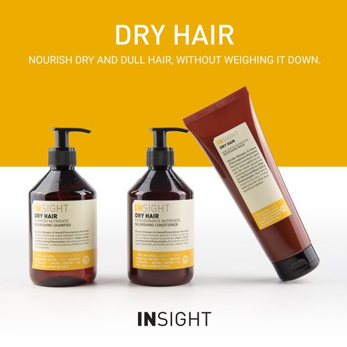INSIGHT Clean Beauty Dry Hair Nourishing Conditioner With Organic Oat Extract, Vegan, 13.5 fl oz