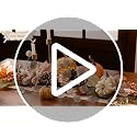 Fall Maple Leaves Garland with Pumpkins and LED Lights - 6ft Autumn Decor