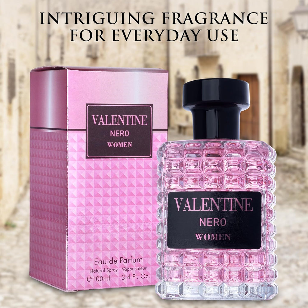 Urban Collection Valentine Eau De Parfum - Amber Floral & Bourbon Vanilla Fragrance | 100ml Elegant Bottle