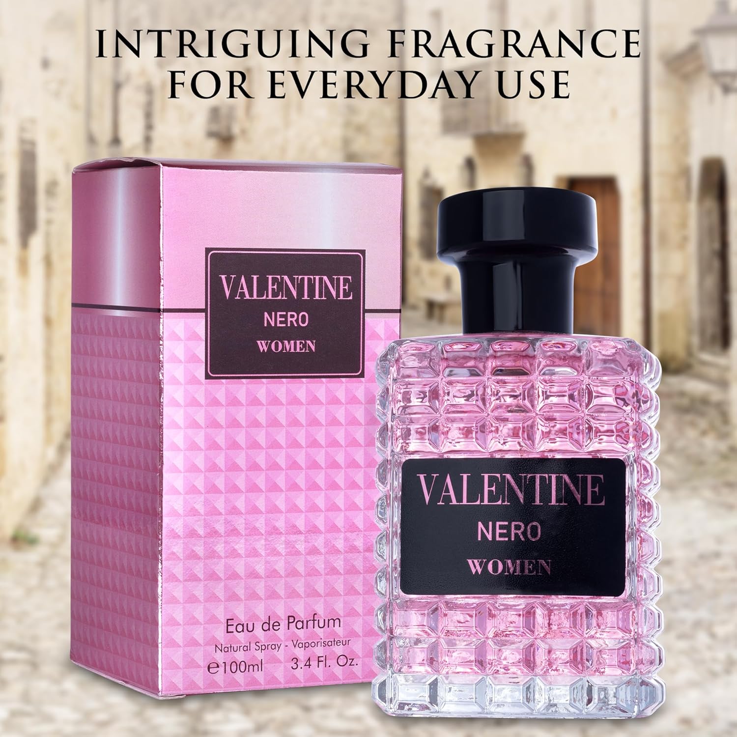 Urban Collection Valentine Eau De Parfum - Amber Floral & Bourbon Vanilla Fragrance | 100ml Elegant Bottle