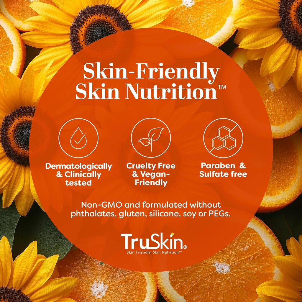 TruSkin Sunscreen Serum - SPF 30 Tinted Mineral Face Serum with Zinc Oxide & Vitamin C | 1 fl oz