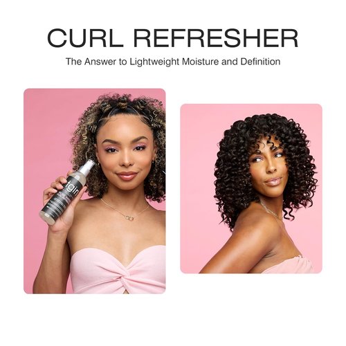 tgin Rose Water Curl Refresher - Moisturizing Curl Spray for Curly & Wavy Hair - 8 Fl Oz