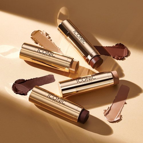 ICONIC LONDON Shape and Shade Sculpting Stick - Mega-Blurring Creamy Formula for Seamless Application, 0.21 oz.