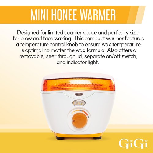 GiGi Hair Removal Wax Warmer, Mini Honee, Warmer for 5 oz. Wax Can