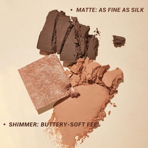 INTO YOU Nude Eyeshadow Palette - 4 Color Matte, Shimmer & Glitter | Long-Lasting Warm Neutral Shades