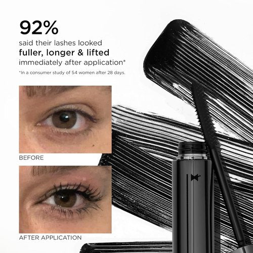 Perricone MD No Makeup Mascara - 2-in-1 Lash Treatment & Makeup - Vegan, Cruelty-Free, Blackest Black - Double-Sided Brush for Volume & Length