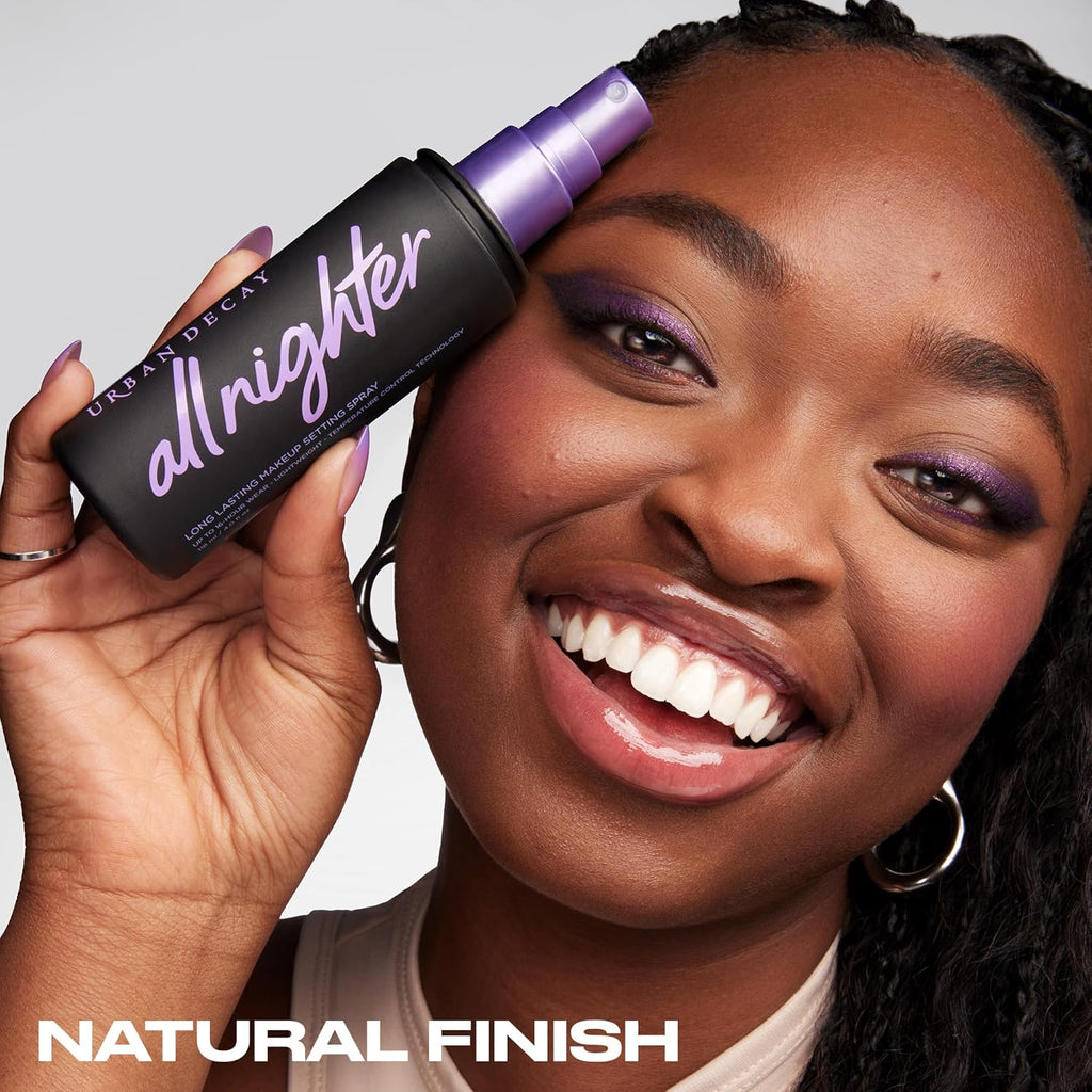 Urban Decay All Nighter Makeup Setting Spray - Waterproof, Smudge-Proof, 16HR Wear, Natural Finish