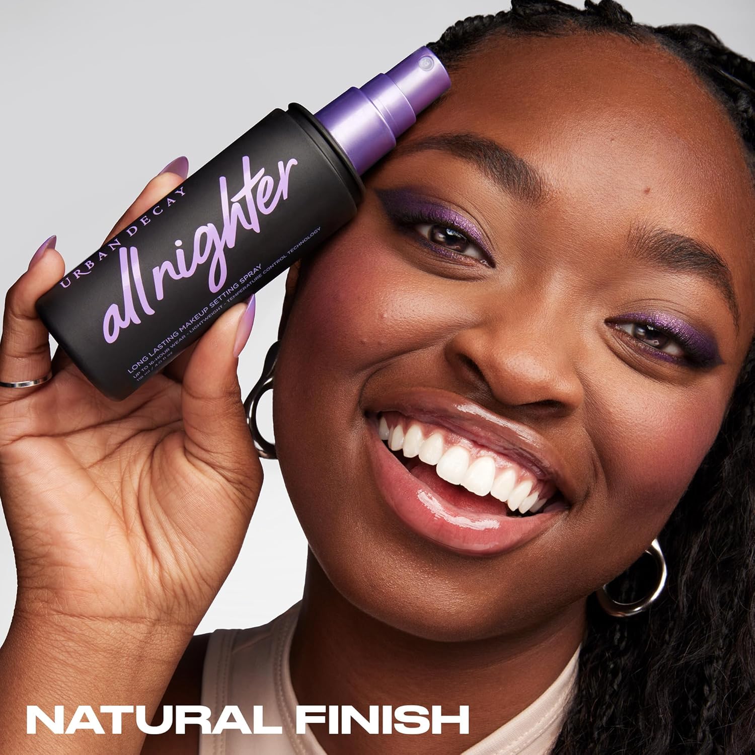 Urban Decay All Nighter Makeup Setting Spray - Waterproof, Smudge-Proof, 16HR Wear, Natural Finish