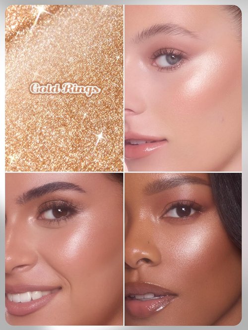 SheGlam Buttery Bling Highlighter Stick - Creamy Gold Makeup for Radiant Face