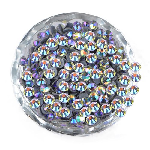LPBeads 8000 Pieces SS10 Paradise Shine Hotfix Rhinestones Flatback Round Crystal Glass Rhinestones Gems for Crafts Nail Face Art Clothes Shoes Bags DIY