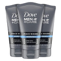 DOVE MEN + CARE Face Wash - Hydrate Plus Skin Care Formula, 5 Oz | Pack of 3