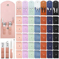 Leriton 70 Set Manicure Set Bulk Professional Nail Care Kit Nail Clippers Kit Stainless Steel Pedicure Set with Travel Case Multicolor Portable Grooming Kits Gifts for Men Women (4 in 1,2.7x3.75'')