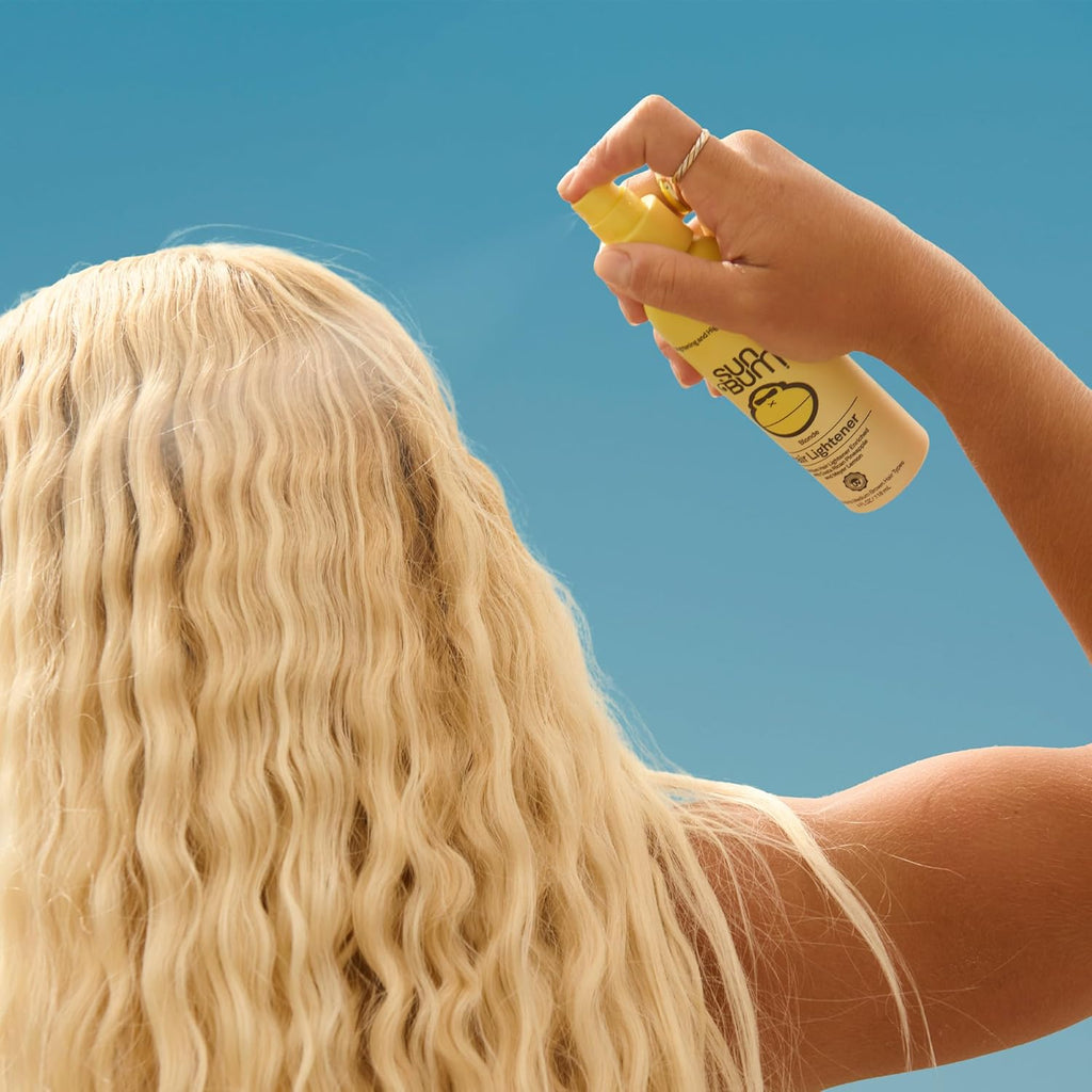 Sun Bum Hair Lightener Spray - UV Protecting Formula for Blonde to Medium Brown Hair - 4 oz